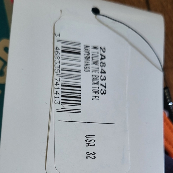 ARENA Multicolor Trianglee Tie Back Bikini Swim Top - Picture 5 of 5